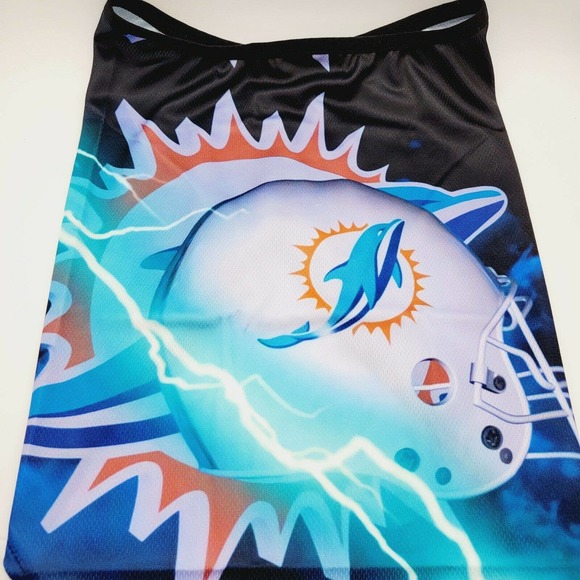 Miami Dolphins Football Neck Gaiter Scarf Bandana - Picture 4 of 5